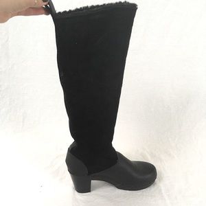 No. 6 pull-on shearling boots